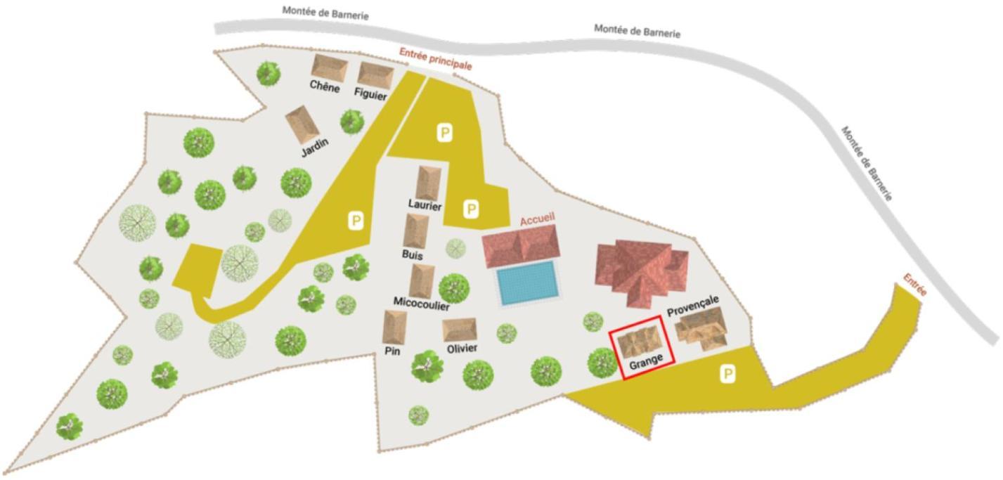 Gites Domaine De La Barnerie Saint Alban Auriolles 部屋 写真