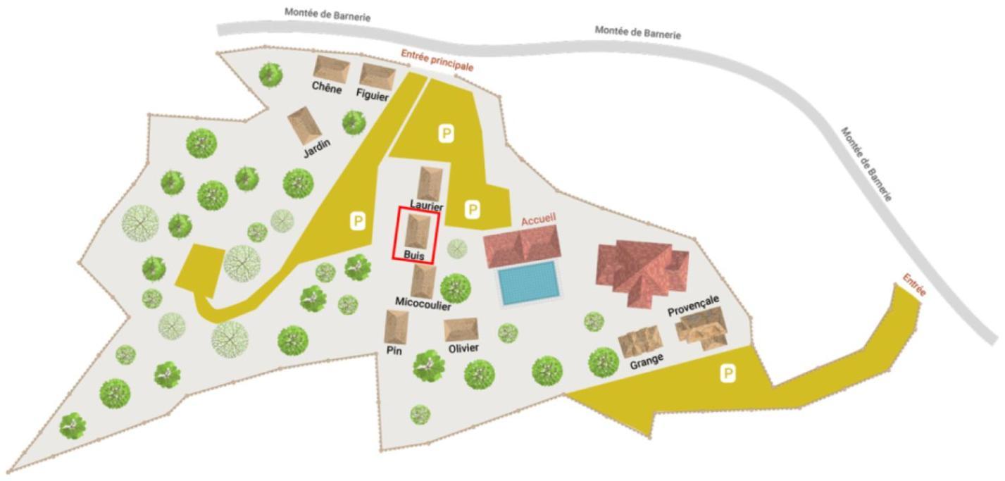 Gites Domaine De La Barnerie Saint Alban Auriolles 部屋 写真